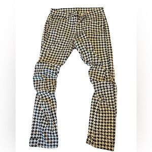 G-Star Black and White Houndstooth Pants